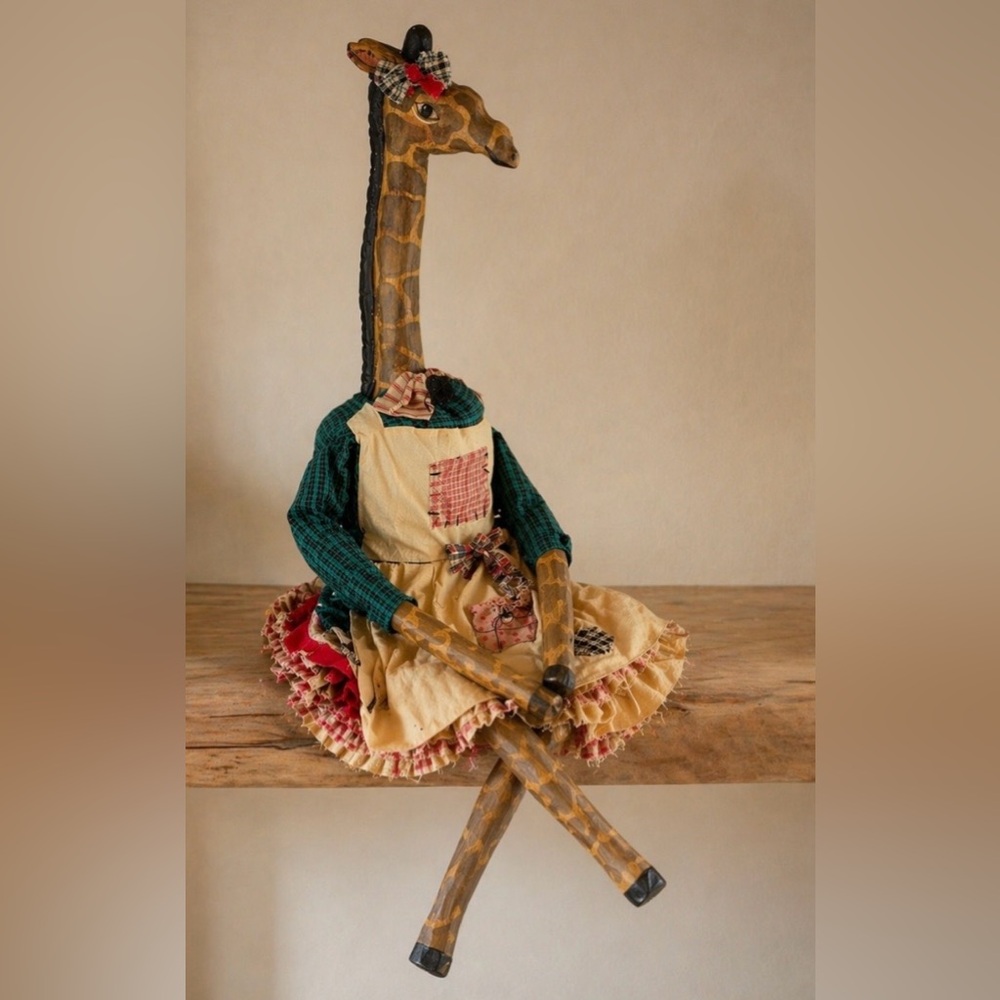 Collectable Folk Art Giraffe